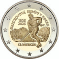 Eslovaquia 2 euros UNC rollo 2025 - 100 años del primer Campeonato de Europa de hockey sobre hielo por 59.00 € ✅