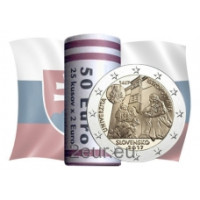 Eslovaquia 2 euros UNC rollo 2017 - Universidad Istropolitana