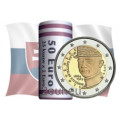 Slovakia 2 euro UNC roll 2019 - 100th Anniversary of the Death of Milan Rostislav Stefanik for 62.50 € ✅