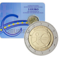 Eslovaquia 2 euro BU 2009 - 10 Años de euro Eslovaquia 2 euro BU 2009 - 10 Años de euro