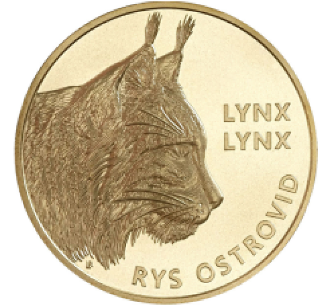 Eslovaquia 5 euros UNC 2022 - Fauna y Flora en Eslovaquia - Lince por 15.00 € ✅