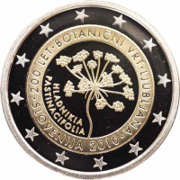 Slovenia 2 euro proof 2010 - 200 Years Ljubljana Botanical Gardens