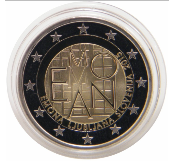 Eslovenia 2 euros proof 2015 - 2000 aniversario de la fundación de Emona - Liubliana por 45.00 € ✅