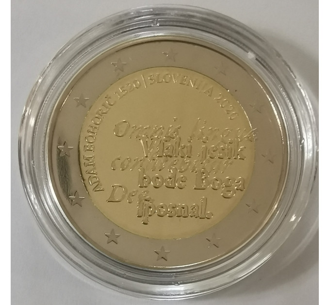 Eslovenia 2 euros proof 2020 - 500 Aniversario del Nacimiento de Adam Bohorič por 29.50 € ✅