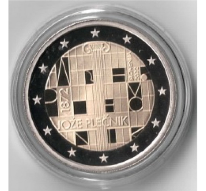 Slovenia 2 euro proof 2022 - 150th Anniversary of the Birth of Jože Plečnik for 40.00 € ✅