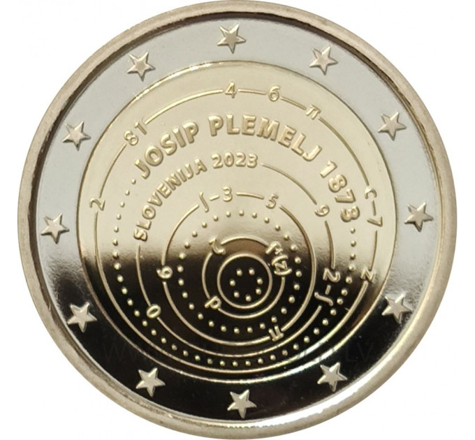 Eslovenia 2 euros proof 2023 - 150 aniversario del nacimiento de Josip Plemelj por 25.00 € ✅