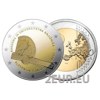 Eslovenia 2 euros UNC 2024 - 250 aniversario de la Biblioteca Nacional y Universitaria