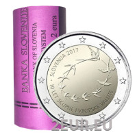 Slovenia 2 euro Roll 2017 - 10th Anniversary of the Euro