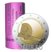 Slovenia 2 euro Roll 2024 - 250th Anniversary of the National and University Library