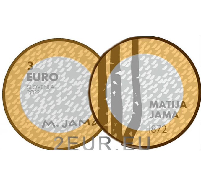 Slovenia 3 euro proof 2022 - 150th anniversary of the birth of the painter Matija Jama for 29.00 € ✅