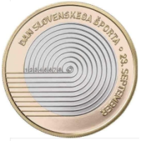 Eslovenia 3 euros proof 2023 - Fiesta nacional Día del deporte esloveno