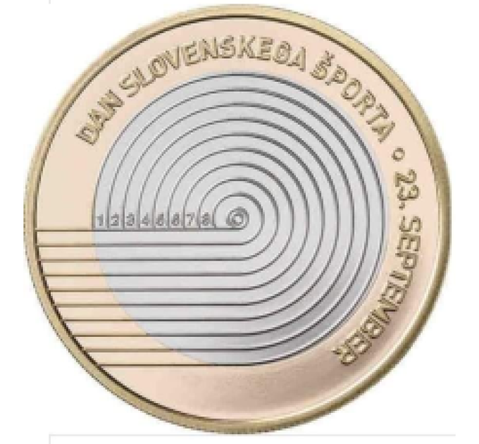 Eslovenia 3 euros proof 2023 - Fiesta nacional Día del deporte esloveno por 25.00 € ✅