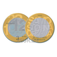 Slovenia 3 euro UNC 2020 - 30th Anniversary of the Plebiscite on the Independence of the Republic of Slovenia Slovenia 3 euro UNC 2020 - 30th Anniversary of the Plebiscite on the Independence of the Republic of Slovenia