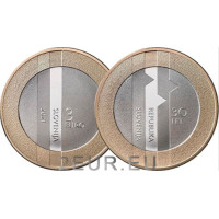 Slovenia 3 euro UNC 2021 - 30th anniversary of the Republic of Slovenia Slovenia 3 euro UNC 2021 - 30th anniversary of the Republic of Slovenia