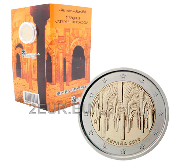 España 2 euros proof 2010 - centro histórico de córdoba por 95.00 € ✅