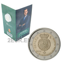 Spain 2 euro proof 2018 - 50th Birthday of Felipe VI of Spain Spain 2 euro proof 2018 - 50th Birthday of Felipe VI of Spain