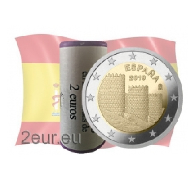 España 2 euros rollo 2019 - Casco Antiguo de Ávila por 95.00 € ✅