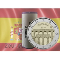 Spain 2 euro roll 2016 - Old City of Segovia and its Aqueduct
