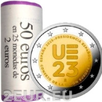 Spain 2 euro roll 2023 - Spanish Presidency of the Council of the EU