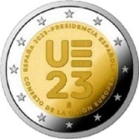 Spain 2 euro UNC 2023 - Spanish Presidency of the Council of the EU Spain 2 euro UNC 2023 - Spanish Presidency of the Council of the EU