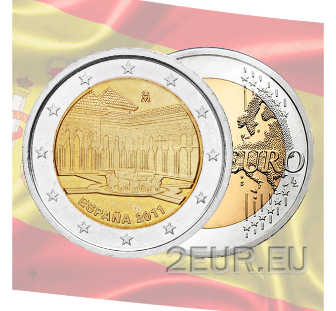 España 2 euros UNC 2011 - Alhambra de Granada por 5.50 € ✅