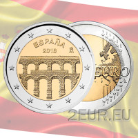 Spain 2 euro UNC 2016 - Old City of Segovia and its Aqueduct