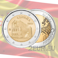 España 2 euros UNC 2017 - Monumentos de Oviedo y Reino de Asturias