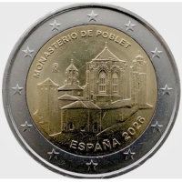 España 2 euros UNC 2026 - Monasterio de Poblet