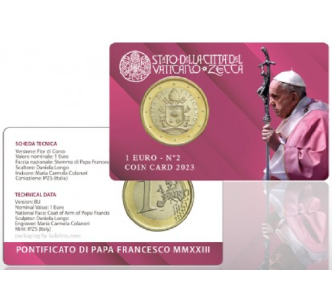 Vatican 1 EURO BU 2023 - №2 for 9.90 € ✅