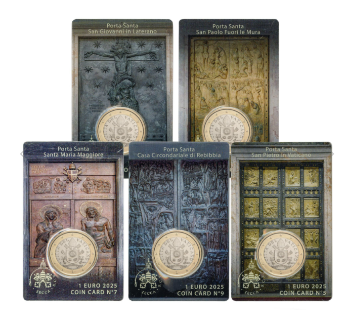 Vatican 1 EURO BU 2025 - The Holy Doors for 75.00 € ✅