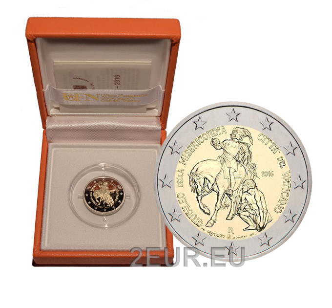 Vatican 2 euro proof 2016 - Holy Year of Mercy for 89.00 € ✅