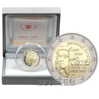 Vaticano 2 euros proof 2020 - 500 Aniversario de la Muerte de Raffael