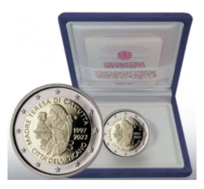 Vaticano 2 euros proof 2022 - 25 Aniversario de la Muerte de Madre Teresa de Calcuta por 69.00 € ✅