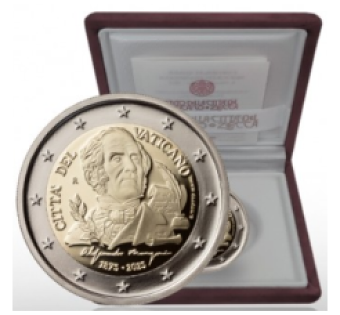Vaticano 2 euros proof 2023 - 150° anniversario della morte di Alessandro Manzoni por 53.00 € ✅