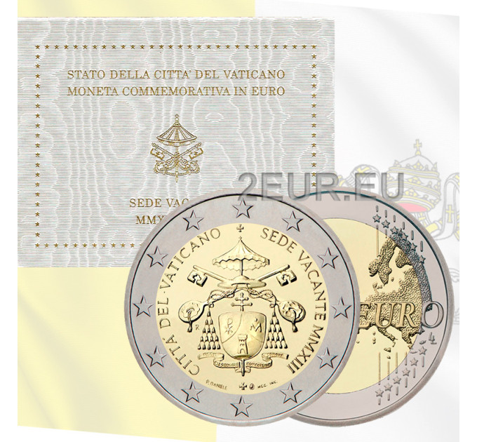 Vaticano 2 euros BU 2013 - Sede Vacante por 65.00 € ✅