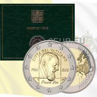 Vatican 2 euro BU 2018 - 50th Anniversary of the Death of Padre Pio Vatican 2 euro BU 2018 - 50th Anniversary of the Death of Padre Pio