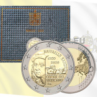 Vaticano 2 euros BU 2020 - 500 Aniversario de la Muerte de Rafael
