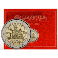 Vaticano 2 euros BU 2024 - 750 aniversario de la muerte de Santo Tomás de Aquino