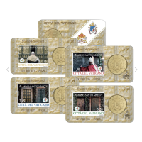 Vatican 50 cent BU + Stamp 2025