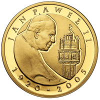 Polonia 100 zlotys oro proof 2005 - Papa Juan Pablo II
