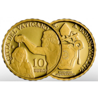Vaticano 10 euros oro proof 2024 - Bautismo