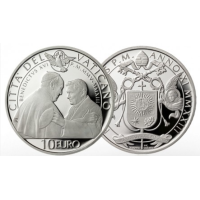 Vaticano 10 euros plata proof 2023 - BENEDICTO XVI