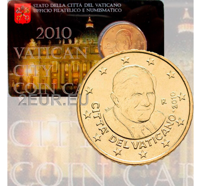 Vatican 50 cent BU 2010 - №1 for 10.00 € ✅