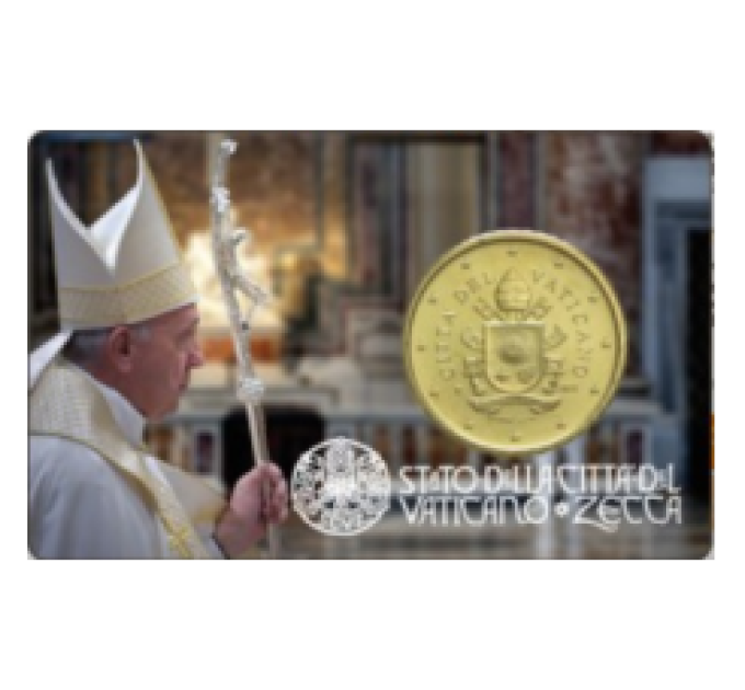 Vaticano 50 céntimos BU 2022 - №13 por 9.00 € ✅