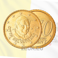 Vatican 50 cent UNC 2011