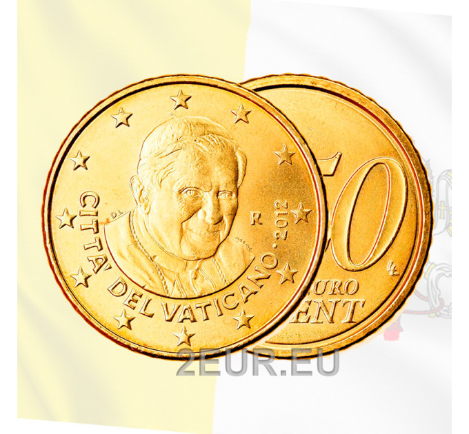 Vatican 50 cent UNC 2012 for 5.50 € ✅