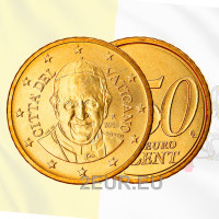 Vaticano 50 céntimos UNC 2015