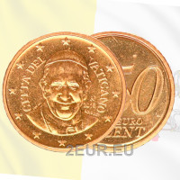 Vaticano 50 céntimos UNC 2016
