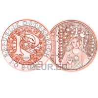 Austria 10 euro coin 2018 - Rafael - healing angel Austria 10 euro coin 2018 - Rafael - healing angel