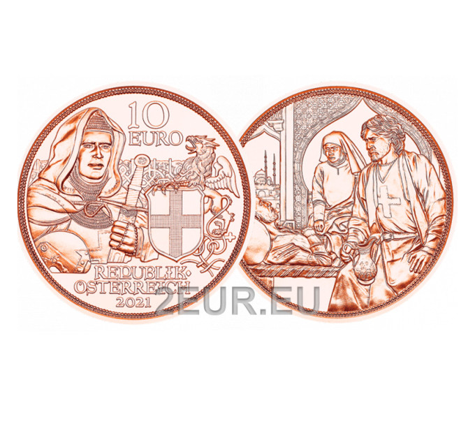 Austria 10 euro coin 2021 - Brotherhood for 13.50 € ✅